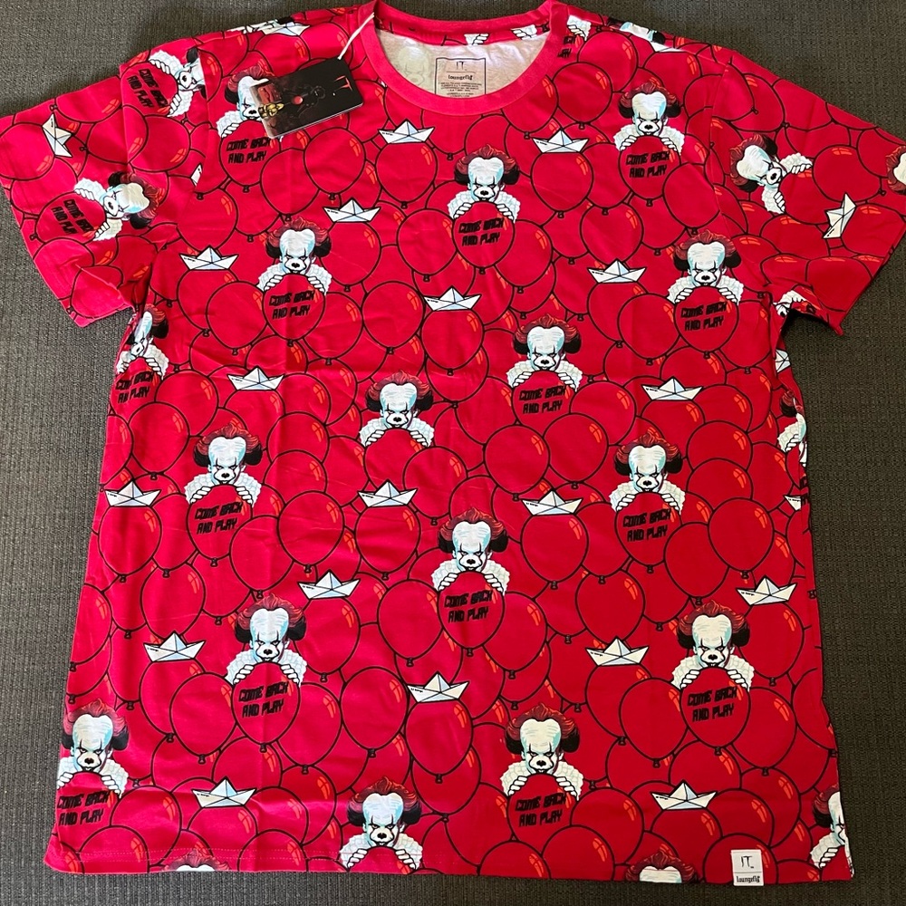 Loungefly It Pennywise Graphic T-Shirt 2X Unisex NWT